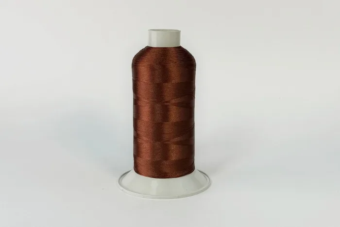 Нитки Barva ПЕ вишивальні №120D/2 6150 м, бордовий коричневий світлий