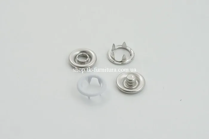 Кнопка Spring 9 мм New Star, білий