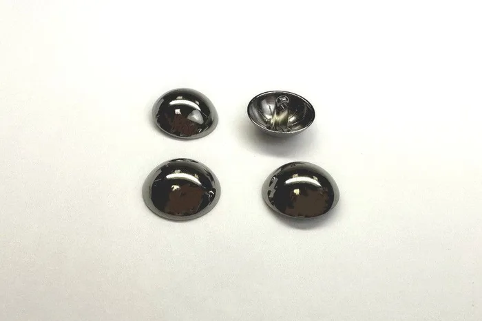 Гудзик металевий 20 мм Mertbutton, нікель чорний, SMB-395-32-b.nik