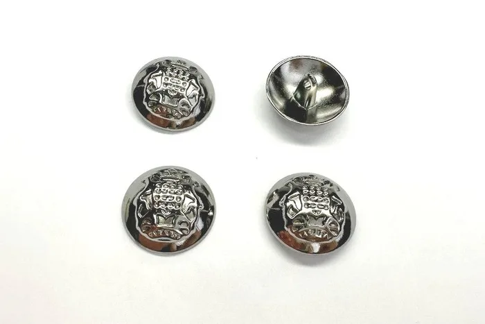 Гудзик металевий 15 мм Mertbutton, нікель чорний, SMB-435-23-b.nik