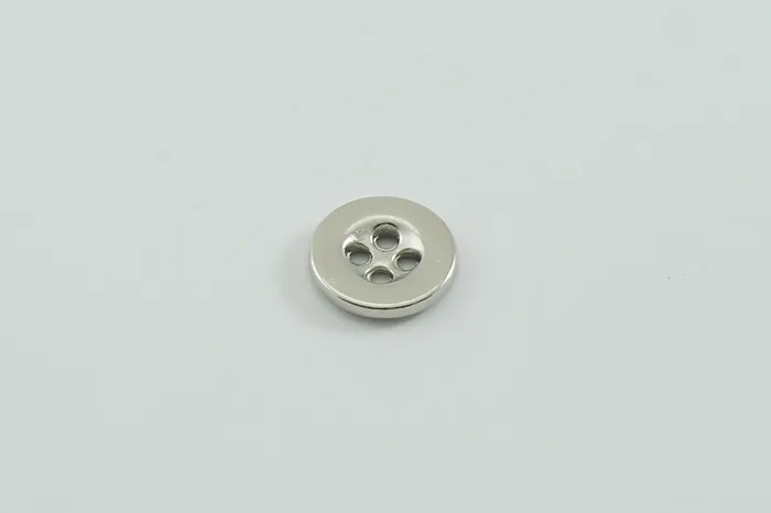 Гудзик металевий 11 мм Mertbutton, нікель, MTL-21-18-nik