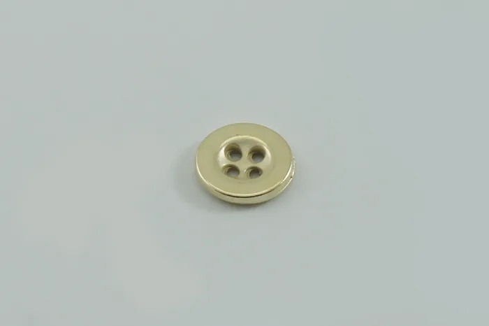 Гудзик металевий 11 мм Mertbutton, золото, MTL-21-18-gold