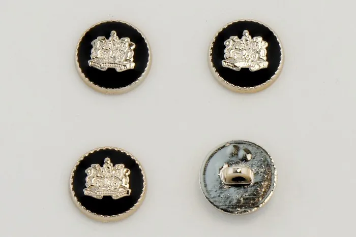 Гудзик 18 мм Mertbutton, золото, ATS-135-28-000/gold