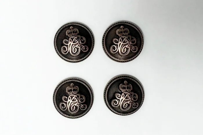 Гудзик 25 мм Mertbutton, мідь, 257e-40-coop