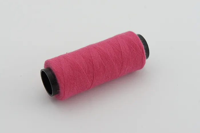 Нитки ПЕ №40/2 250 м Barva, рожевий яскравий, 6066