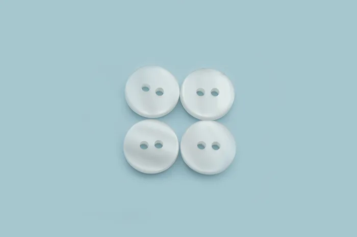 Гудзик 12 мм Mertbutton, білий, 4008-20-999