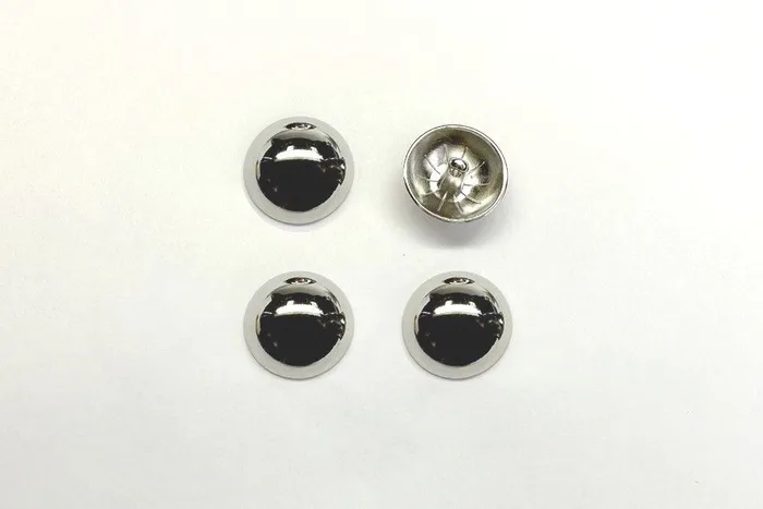 Гудзик металевий 18 мм Mertbutton, нікель, SMB-395-28-nik