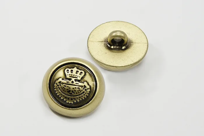 Гудзик 25 мм Mertbutton, золото, 11-05-40-gold