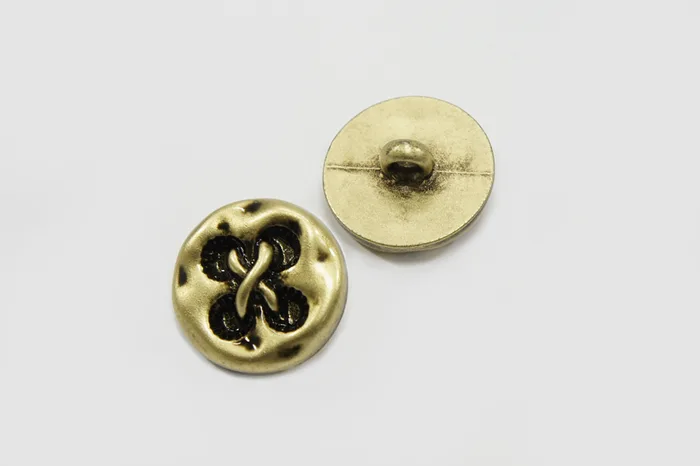Гудзик 25 мм Mertbutton, золото, 11-06-40-gold