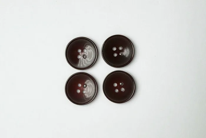 Гудзик 20 мм Mertbutton, бордовий коричневий, 3107-32-0293