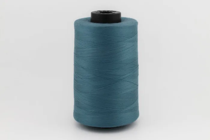 Нитки ПЕ №40/2 5000 м Barva, синій натуральний, 2104