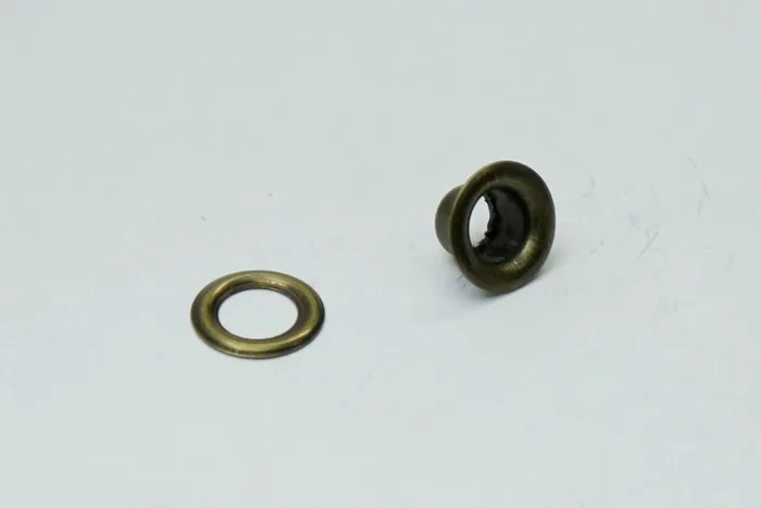 Люверси 6.5 мм Castiglioni, стара латунь