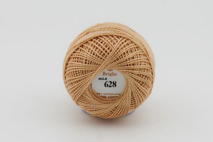 Нитки Ірис 10гр/80м Bright, рудий, 628