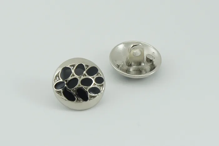 Гудзик металевий 18 мм Mertbutton, срібло, АДС-548-28-silver