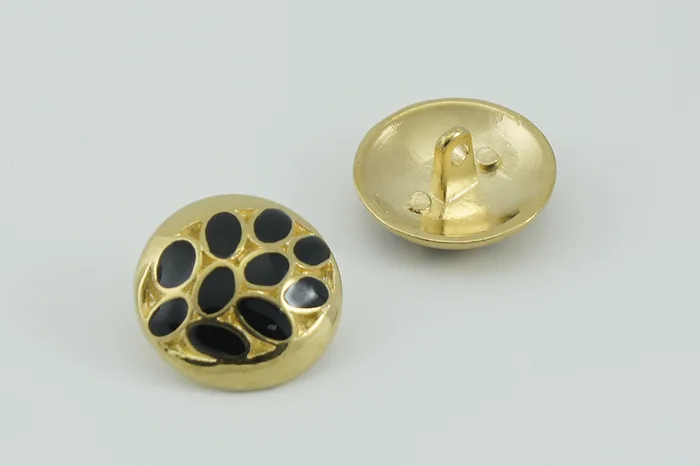 Гудзик металевий 23 мм Mertbutton, золото, АДС-548-36-gold