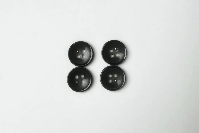 Гудзик 15 мм Mertbutton, сірий темний, 3107-24-0850