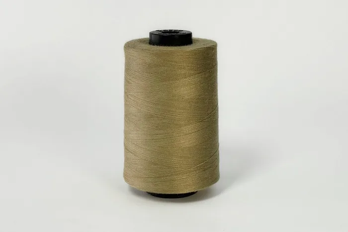 Нитки армовані ПЕ №45/2 3000 м Barva, бежевий натуральний, 7076