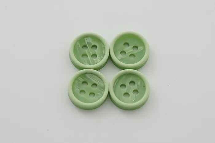 Гудзик 11 мм Mertbutton, зелений яблучний, EKAY-18-1287