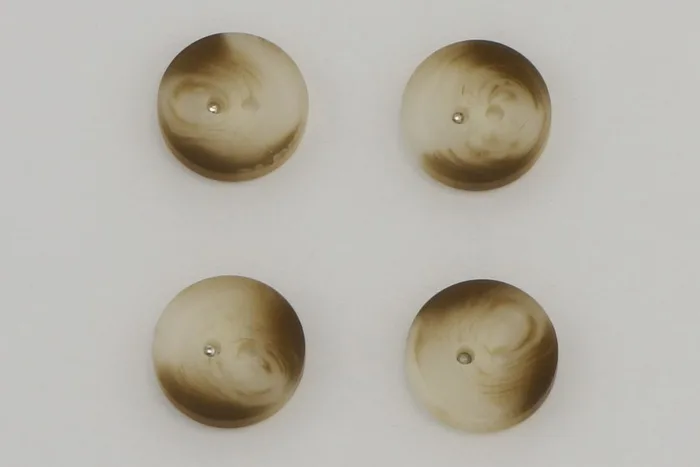 Гудзик 18 мм Mertbutton, бежевий кавовий, FNL-253-28-0208