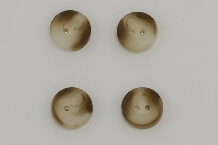 Гудзик 15 мм Mertbutton, бежевий кавовий, FNL-253-24-0208