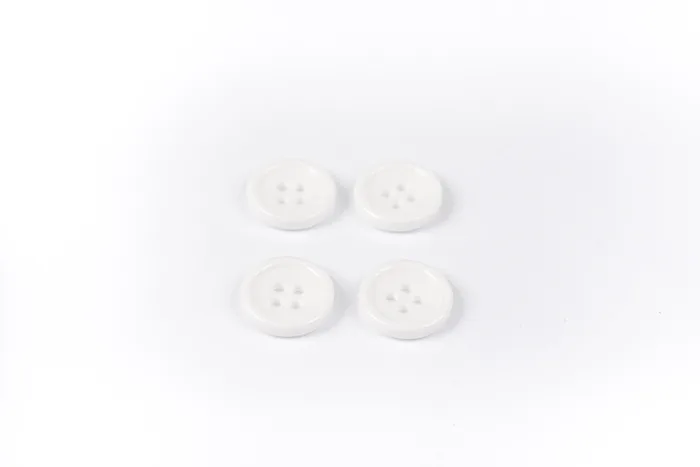Гудзик 15 мм Mertbutton, білий, ВР-179-24-999