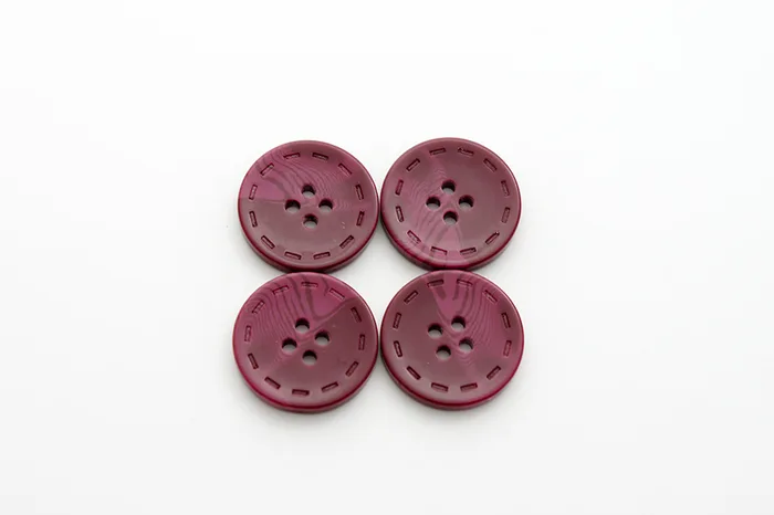 Гудзик 23 мм Mertbutton, малиновий темний, 13-36-1268