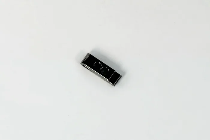 Фіксатор для шнура СТ037 металевий, 12,2 x 7,4 x 5,5 MH, нікель чорний, 6660-0145-b.nik