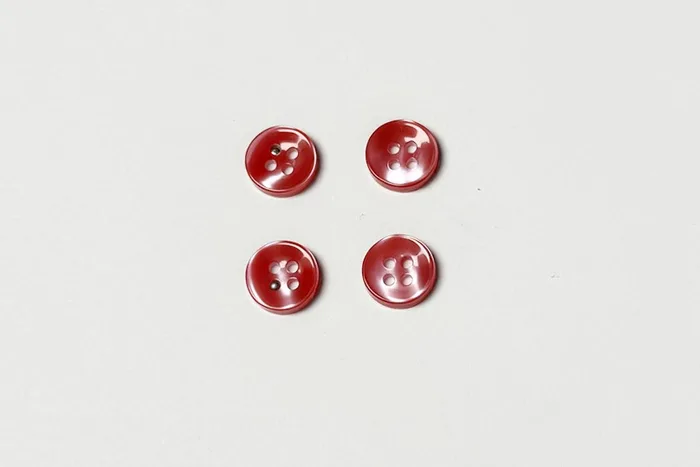 Гудзик 11.5 мм Mertbutton, кораловий, 3407-18-1200