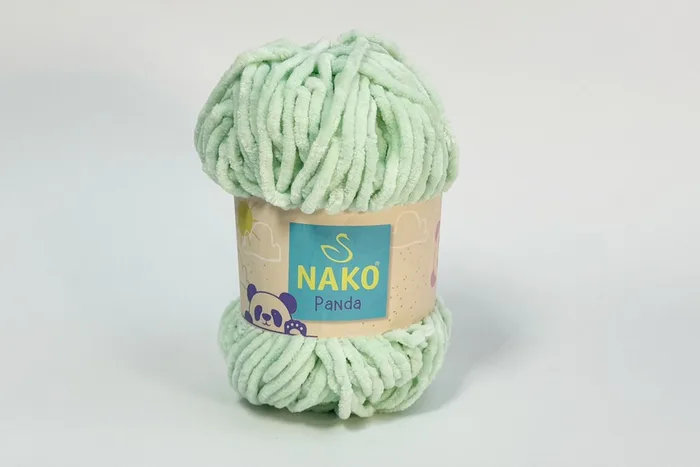 Пряжа Nako panda 100гр/120м, м'ятний, 3083