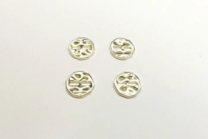 Гудзик металевий 15 мм Mertbutton, золото, SMB-280-24-gold