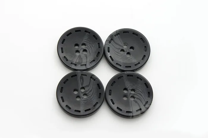 Гудзик 28 мм Mertbutton, чорний, 13-44-000