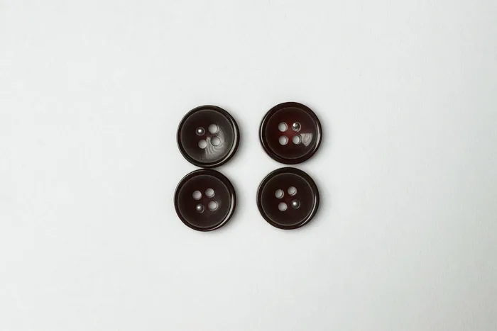 Гудзик 15 мм Mertbutton, бордовий коричневий, 3107-24-0293