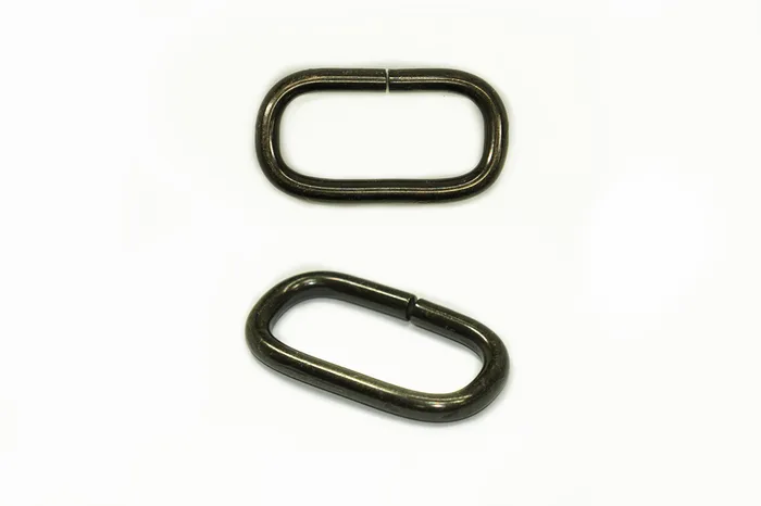 Рамка овал 32x13x4 мм, Castiglioni, стара латунь