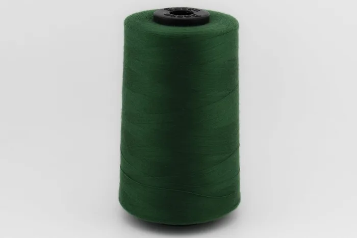 Нитки ПЕ №40/2 5000 м Barva, зелений темний, 4028