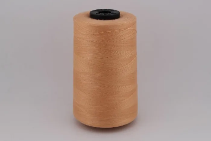 Нитки ПЕ №40/2 5000 м Barva, жовтий темний, 6005