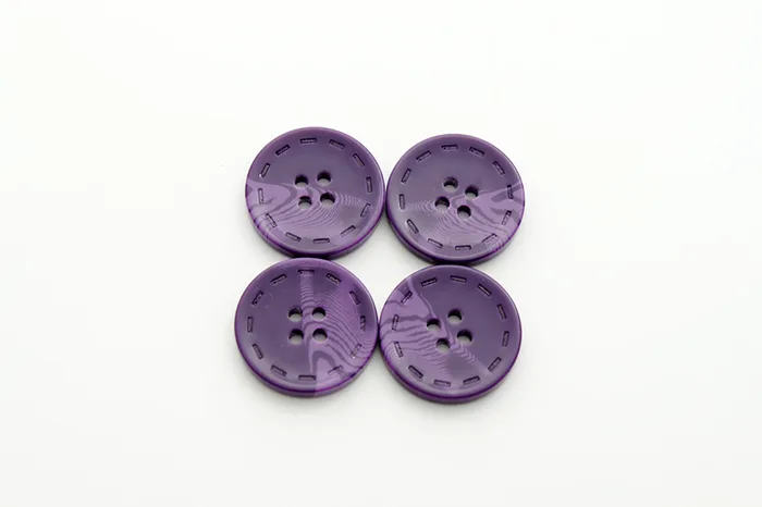 Гудзик 23 мм Mertbutton, фіолетовий ожиновий, 13-36-0298