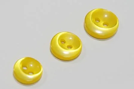 Гудзик 11 мм Mertbutton, жовтий, 4012-18-1369