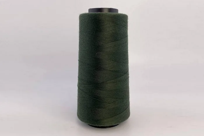 Нитки армовані ПЕ №45/2 3000 м Barva, зелений темний, 4022