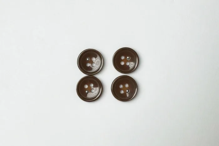 Гудзик 15 мм Mertbutton, какао, 3107-24-1281