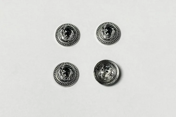 Гудзик металевий 18 мм Mertbutton, нікель чорний, UTS-48-28-b.nik